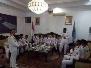 Bupati Adirozal Undang Tim Paskibaraka Ke Rumah Dinas