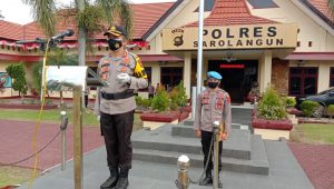 Kapolres Sarolangun Pimpin Sertijab Kasat Narkoba