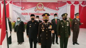 Kapolres Ikuti Upacara HUT Bhayangkara Secara Virtual
