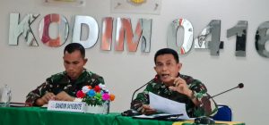 Dandim 0416 Bute, Pimpin Rapat Perwira Kesiapan Pembukaan TMMD ke-112 di Tebo