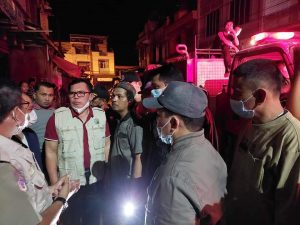 Wako Ahmadi Tinjau Kebakaran Pasar Baru