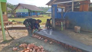 Satgas Lanjut Rehab Tempat Wudhu dan MCK Masjid Al Muhajirin
