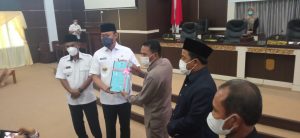 Nota Pengantar APBD-P Tebo 2021 dan 9 Ranperda Dalam Rapurna DPRD