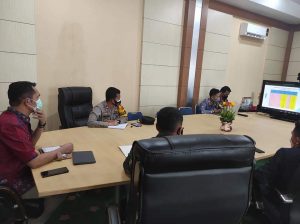 Wawako Antos ikuti Rakor Covid 19 Bersama Gubernur Jambi