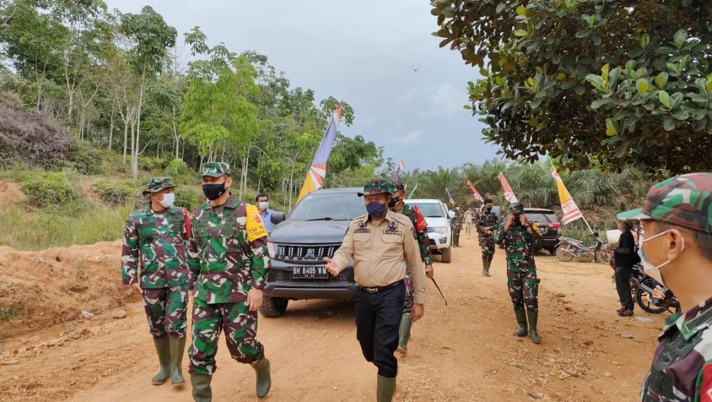 Sambut Kunjungan Tim Wasev Mabes TNI, Bupati Tebo Apresiasi Program TMMD ke-112