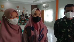 Kaum Milenial Antusias Ikuti Vaksinasi di Makodim 0416 Bute
