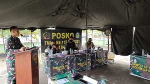 Dengar Paparan Dansatgas, Ini Pesan Katim Wasev Kepada Satgas TMMD Kodim Bute