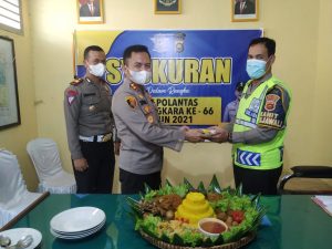 Ultah Satlantas Polres Sarolangun Gelar Syukuran