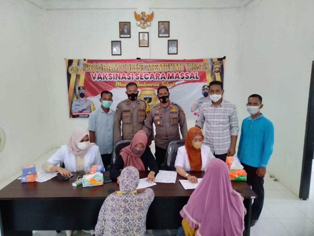 Genjot Capaian Vaksinasi, Pemdus Air Gemuruh Sediakan Doorprize Menarik