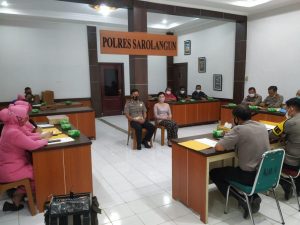 Personel Hendak Menikah, Wakapolres Sarolangun Pimpin Sidang BP4R