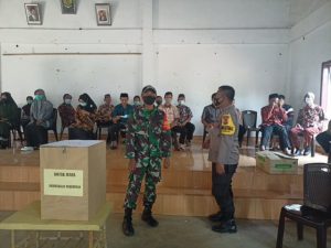 Pencoblosan BPD Karangdadi, Babinsa Toni : Pemilihan Demokratis & Aman
