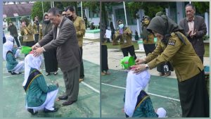 Tradisi Mandi Kembang, Meriahkan Yudisium Mahasiswa AKPER