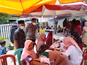 Kolaborasi Pemdus Tanah Bekali dan Leting NTS Polres Bungo Gelar Vaksinasi Berhadiah