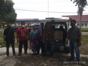 Mayat Dimangsa Harimau, Diserahkan Polisi Kepada Keluarganya