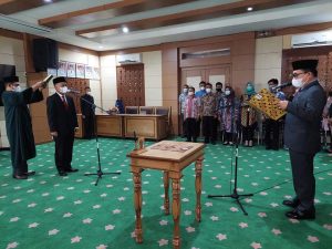 Wako Ahmadi Lantik Penjabat Sekretaris Daerah
