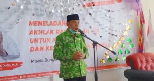 Wabup Apri Hadiri Peringatan Maulid Nabi Muhammad SAW di Kantor PKS Bungo