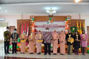 HUT Dharma Wanita Persatuan Ke 22 di Tebo, Dimeriahkan Perlombaan Fashion Show