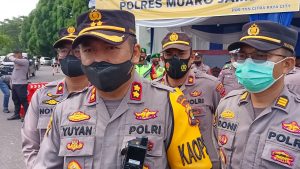 Cek Kesiapan, Kapolres Muaro Jambi Tinjau Pospam dan Posyan Nataru