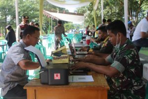 Akselerasi Vaksinasi, TNI-Polri dan Pemda Merangin Wujudkan Sinergitas