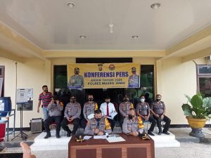 Polres Muaro Jambi Ungkap Kasus Sepanjang Tahun 2021