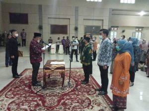 Sekda Muaro Jambi Lantik Pejabat Pengawas dan Fungsional