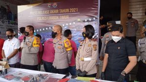 Press Release Akhir Tahun, Ini Sederet Kasus Ditangani Polres Lotim