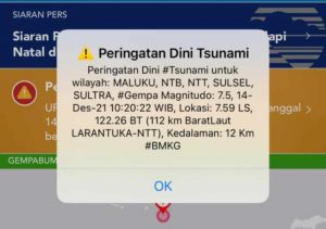 Gempa M 7,5 Guncang NTT, Warga Sumbawa Barat Panik Berhamburan Keluar Rumah