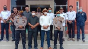 Ketua DPRD Muaro Jambi, Tinjau Pembangunan Gedung Mapolsek