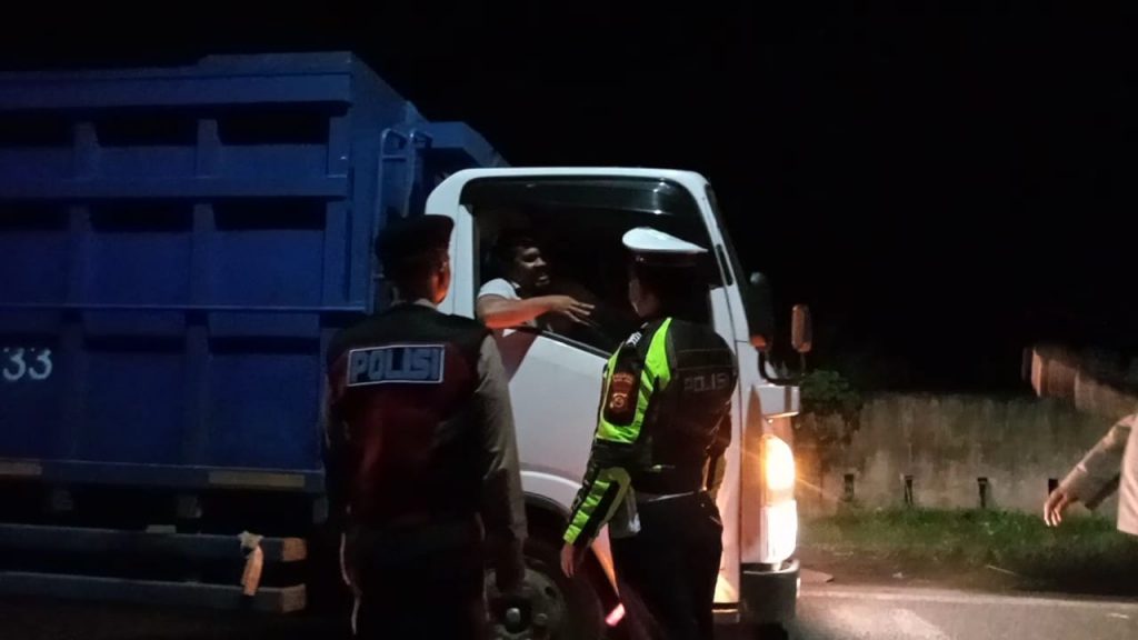 Cegah Pungli Terhadap Sopir, Polres Muaro Jambi Turun Ke Jalan