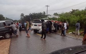 Laka Lantas Beruntun, Satu Orang Meninggal Dunia