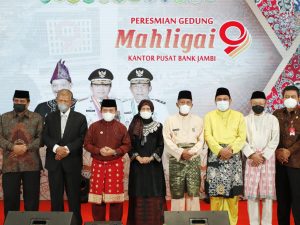Bupati Bungo Hadiri Peresmian Gedung Mahligai 9 Bank Jambi 
