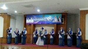 Rebana BKMT Maro Sebo Tampil Memukau Dihadapan Masnah