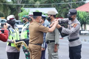 Bupati Tebo Pimpin Apel Gelar Operasi Keselamatan 2022