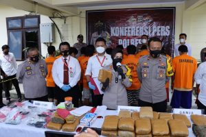 Operasi Antik Polres Tebo Amankan Ganja 31 Kg & Shabu 25,75 Gram