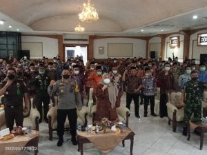Bupati Masnah dan Forkopimda Ikrar Damai Pilkades Serentak 2022