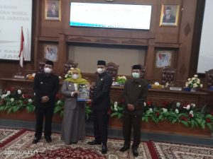 DPRD Muaro Jambi Gelar Paripurna Penyampaian LKPJ Bupati tahun 2021