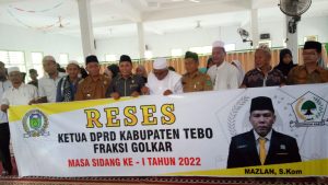 Reses di Tebo Tengah, Ketua DPRD Tebo Tampung Aspirasi Masyarakat