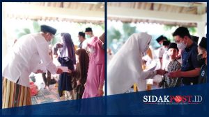 Bupati dan Ketua TP-PKK Bungo Santuni Puluhan Anak Yatim