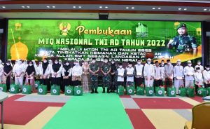 Resmi Dibuka Kasad, MTQN TNI AD Bangun Kualitas Sumber Daya Umat Berkarakter Islami