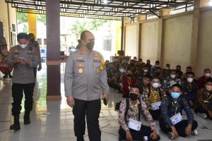 Kapolda Jambi Tinjau Calon Bintara Polri Tahun 2022