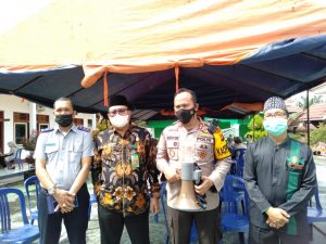 Kolaborasi, Kemenag Bungo, PCNU dan Polres Gelar Vaksinasi Booster
