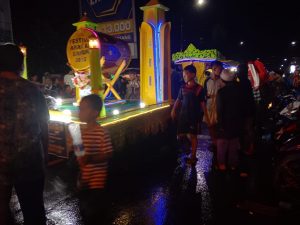 Penutupan Festival Arakan Sahur Tetap Terlaksana Meski Diguyur Hujan