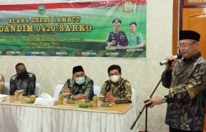 Cek Endra Hadiri Pisah Sambut Dandim 0420/Sarko