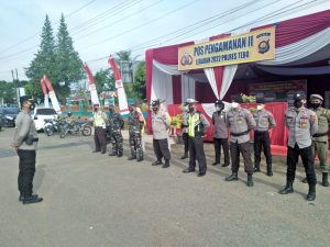 Amankan Mudik Lebaran, Babinsa Serka Sukarman Pam di Pos Lebaran 2022