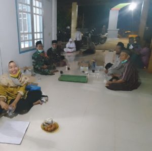 Maknai Idul Fitri, Babinsa Ardi Hartanto Halalbihalal kepada elemen Masyarakat