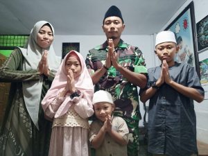 Rajut Silaturahmi dengan Warga Binaan, Sertu Toni Daryono Gelar Halalbihalal