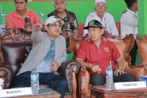 Bupati Anwar Sadat Hadiri Pembukaan Turnamen Sepak Bola Hamdani Cup VI