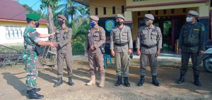 Maknai Idul Fitri, Babinsa Syafarudin Halal Bihalal Bersama Satpol PP