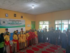 Pasca Lebaran Idul Fitri, SMPN 5 Sekernan Gelar Halal Bi Halal