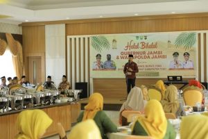Bupati Tebo Halal Bihalal, Bersama Gubernur dan Wakapolda Jambi